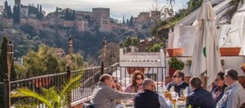 restaurante con vistas Alhambra